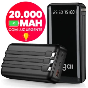 Power Bank 20000mAh Carregador Portátil