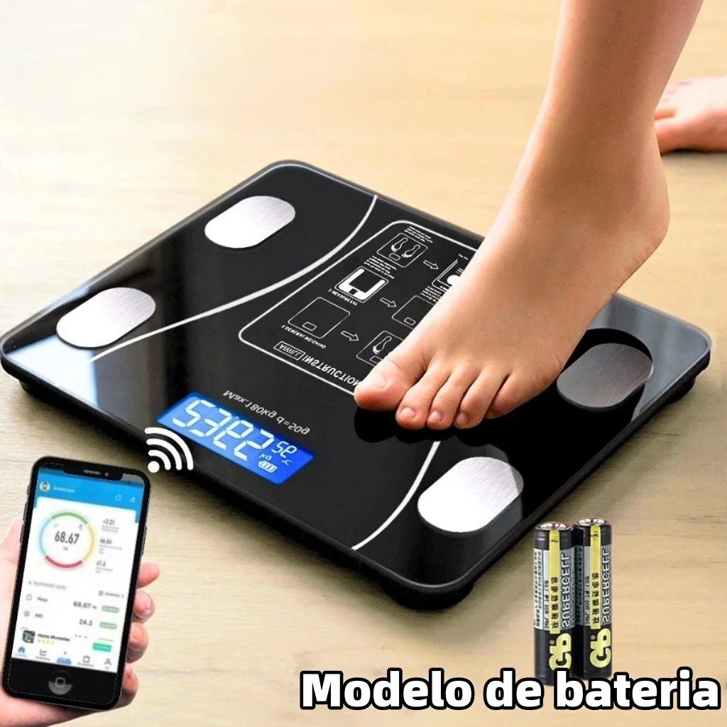 Balança Bioimpedância Digital Bluetooth Corporal