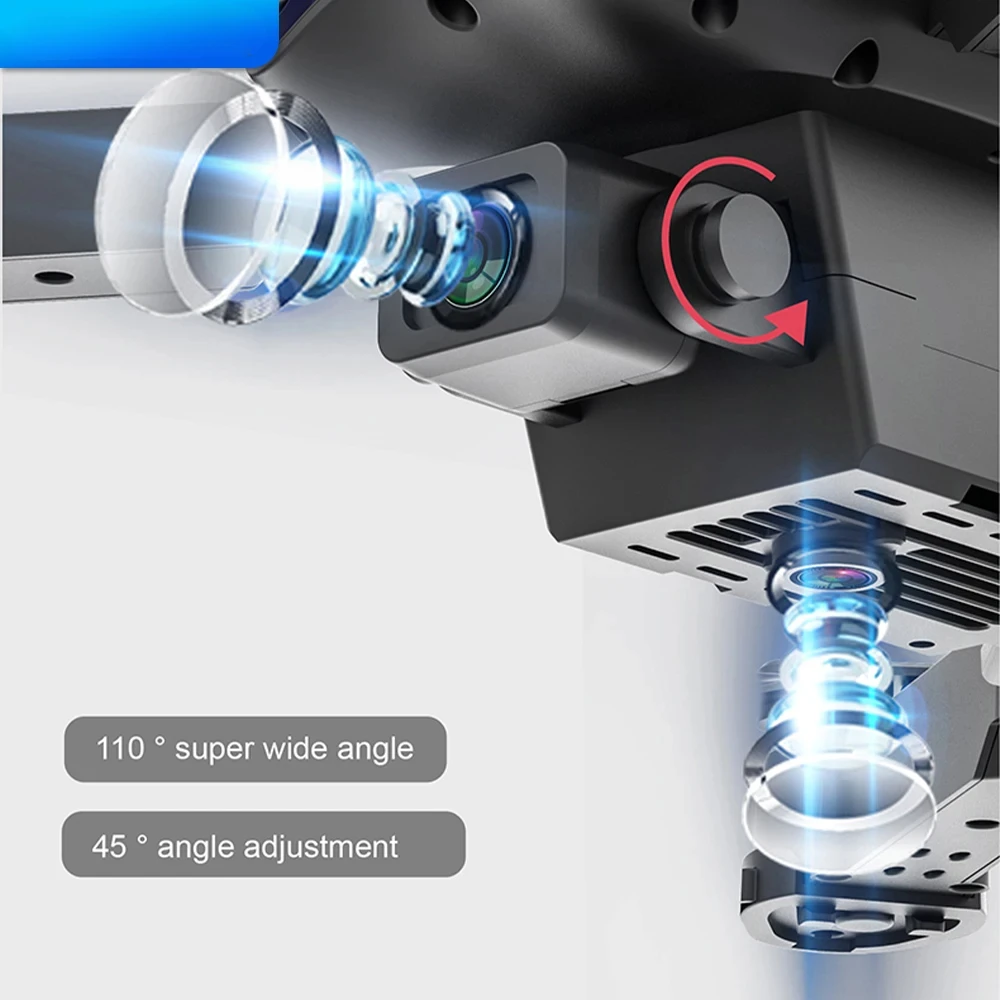 UAV E99 Dobrável com Fixação de Altitude, Controle Remoto de 4 Eixos e Fotografia HD 4K - Imagem 5